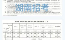 1999年湖南高考专科录取分数线？（湖南2019文科专科投档分数线）