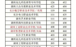 2021湖南专科投档线？（湖南省各个专科分数线）