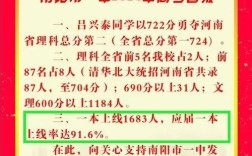 南阳市第一完全学校2023高考喜报？（河南南阳高考分数线一本）