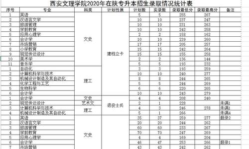 2020年西安文理学院录取分数线?(2020年西安文理学院专科分数线)-图3 2020年西安文理学院录取分数线?(2020年西安文理学院专科分数线)-图3