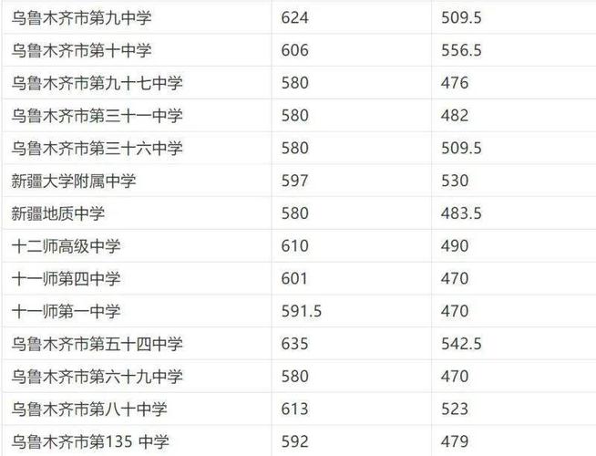2021年乌市高中录取分数线？（2020年新疆计划单列类理工录取分数线）-图1